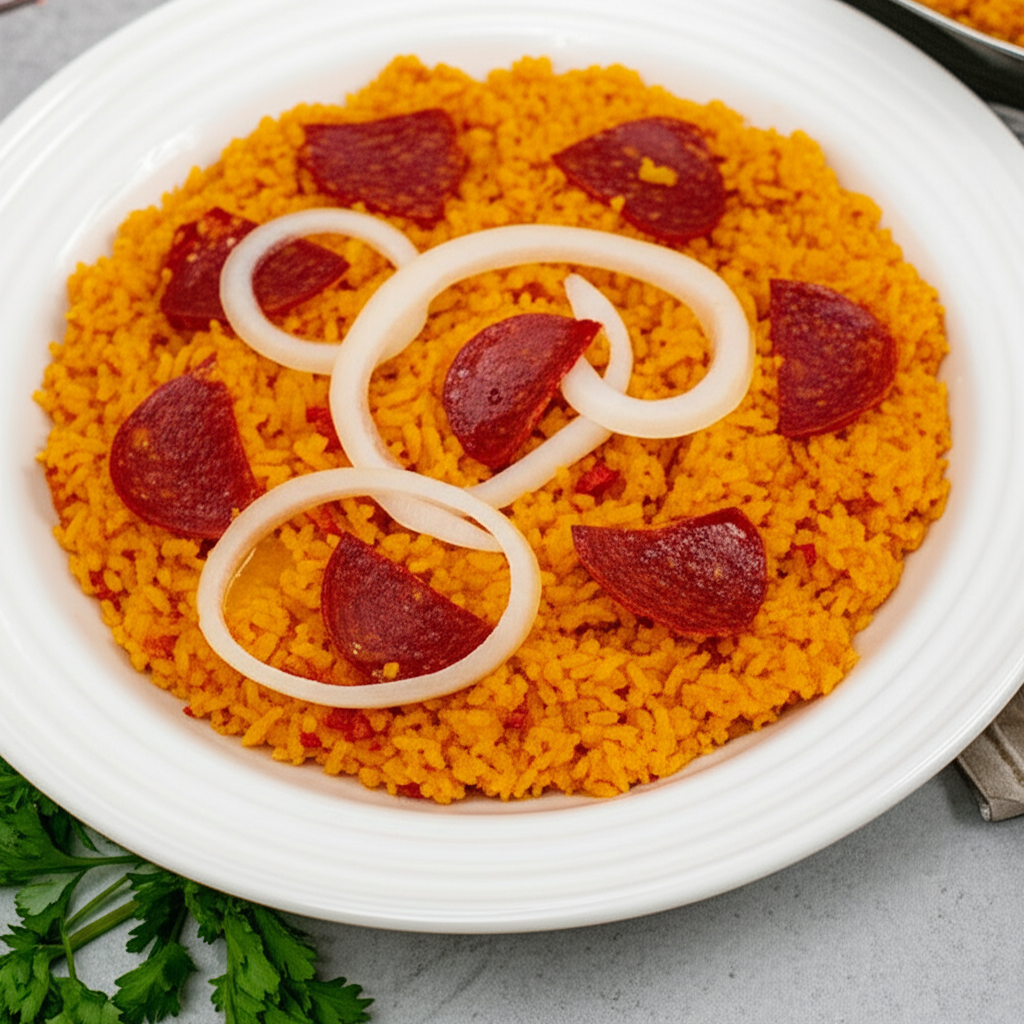Arroz Cremoso com Pepperoni e Cebola: Receita Caseira Deliciosa!