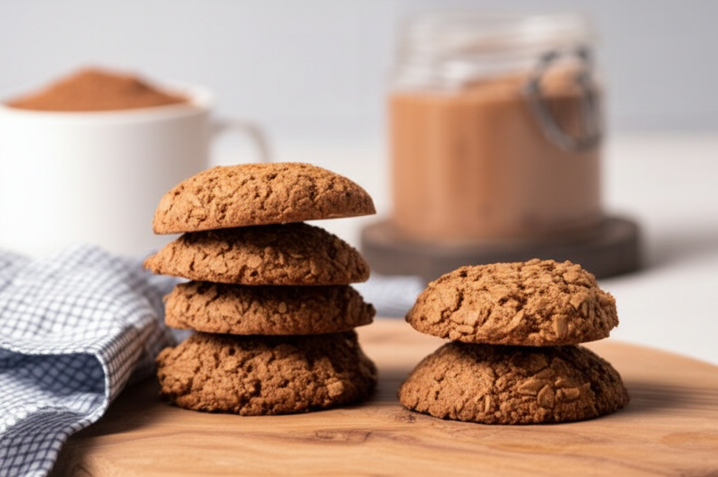 Biscoitos Deliciosos de Aveia e Cacau: Um Abraço Saboroso!