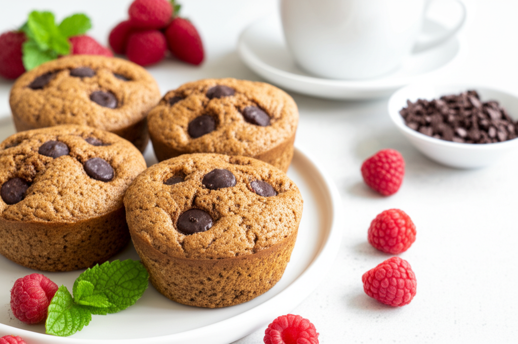 Bolinho Delicioso de Aveia e Cacau Sem Lactose