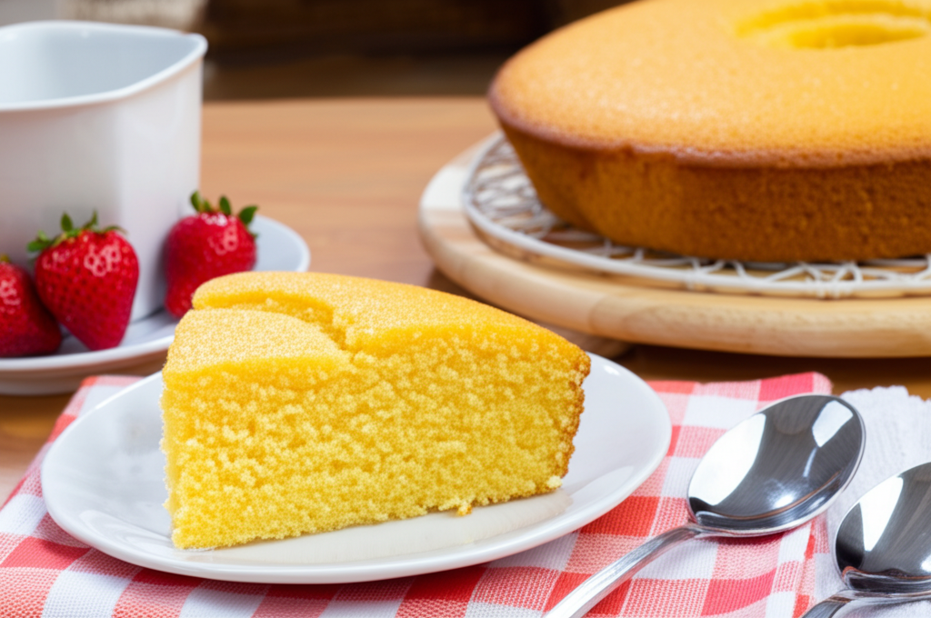 Bolo de Fubá Cremoso da Vovó