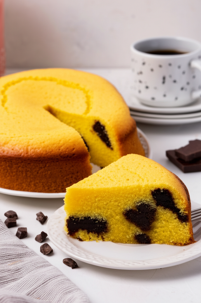Bolo Fofinho de Fubá com Chocolate: Uma Explosão de Sabores!