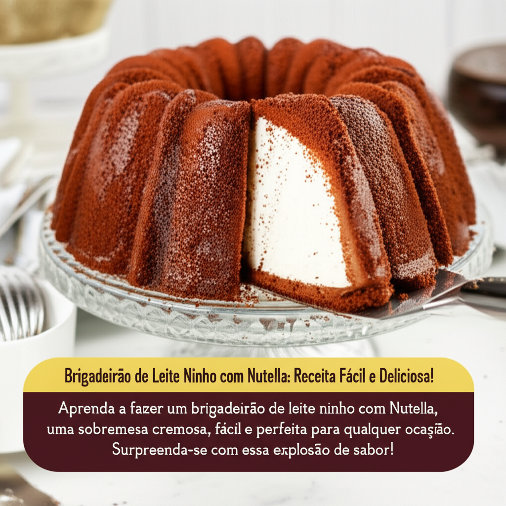 Brigadeirão de Leite Ninho com Nutella: Receita Fácil e Deliciosa!
