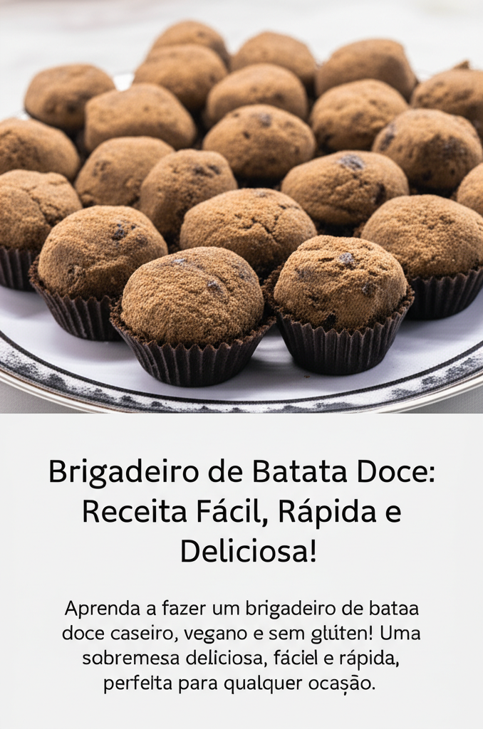 Brigadeiro de Batata Doce: Receita Fácil, Rápida e Deliciosa!