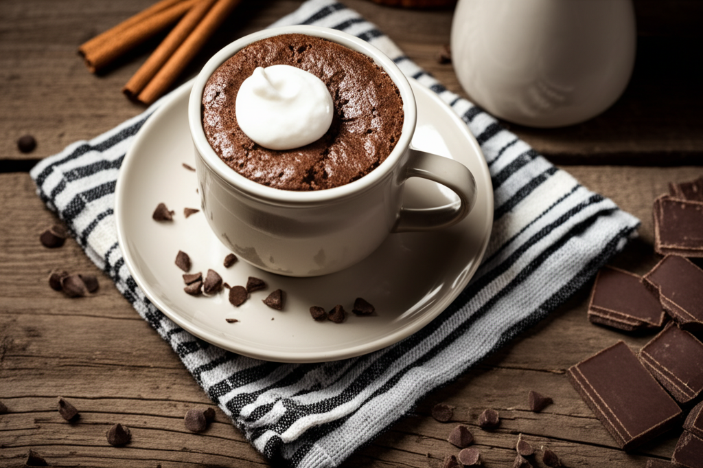 Brownie de Caneca Express: Chocolate no Micro-ondas!