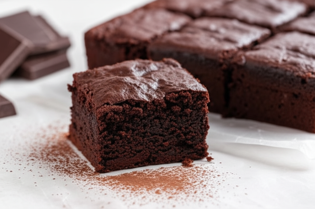 Brownie de Chocolate Delicioso e Fofinho