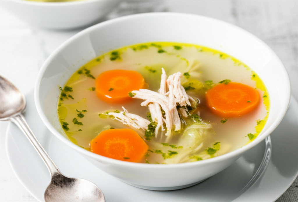 Caldo de Galinha Simples e Saboroso: Receita Fácil com Tablete