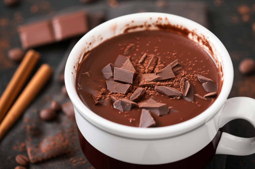 Chocolate Quente Cremoso e Rápido
