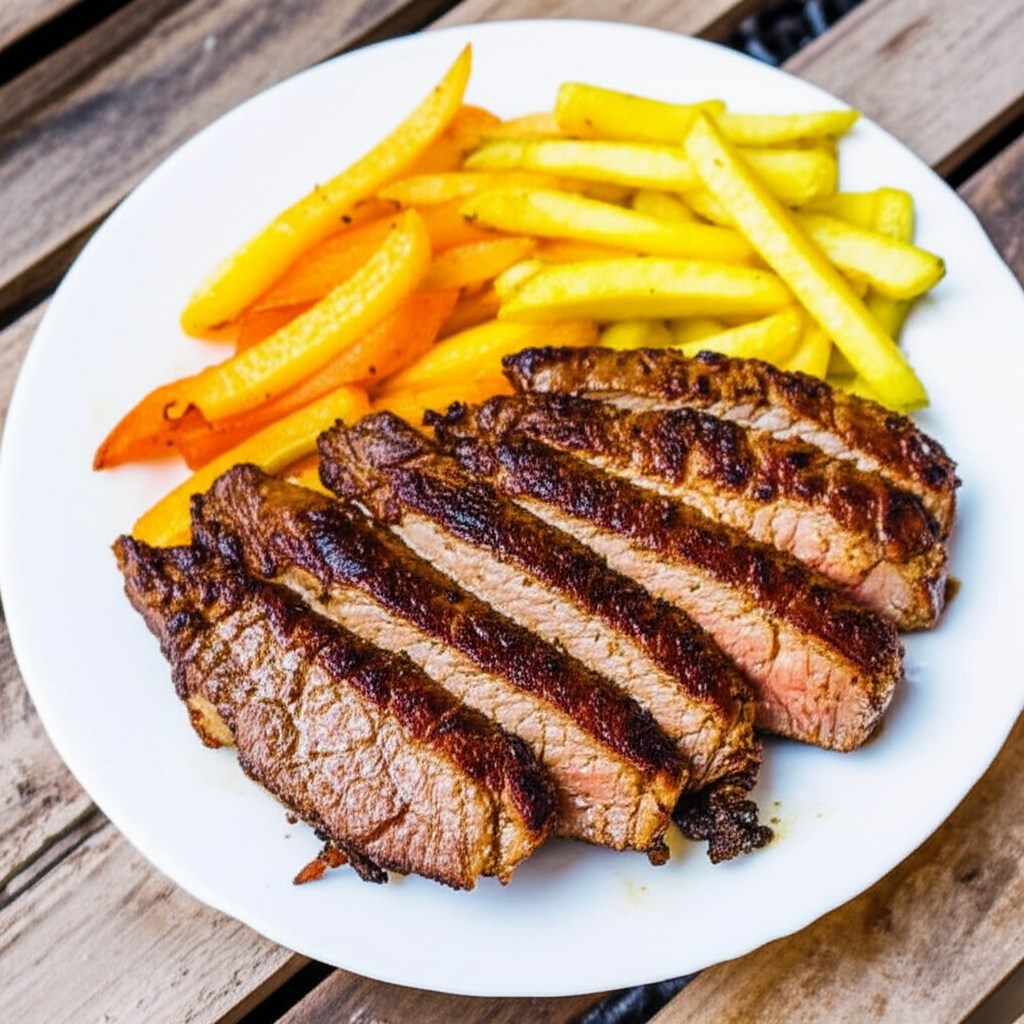 Contra Filé com Batata, Tomate e Cebola: Receita Fácil e Rápida!