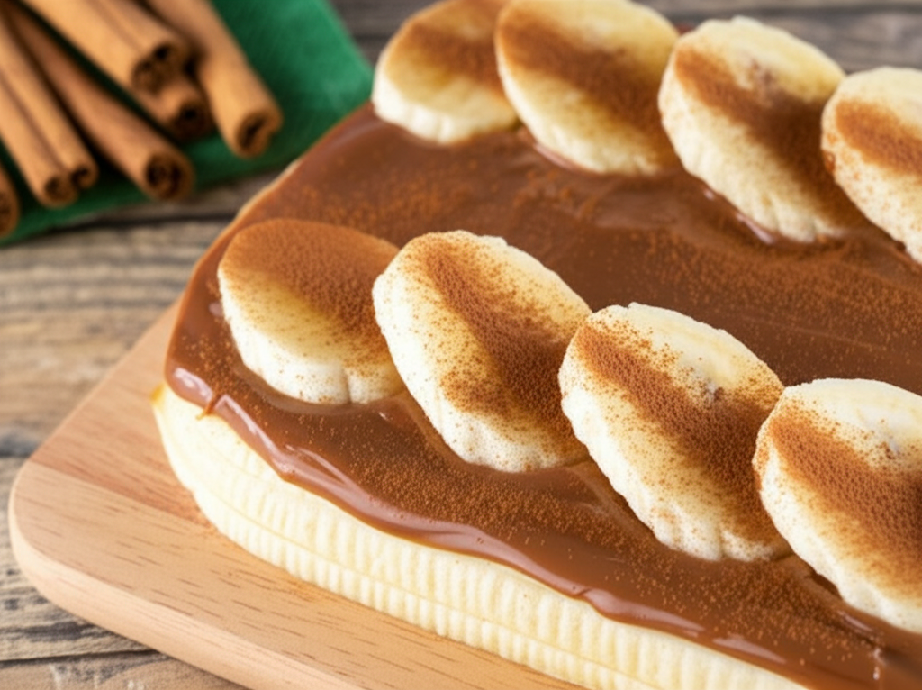 Delícia de Banana com Doce de Leite e Biscoito: Uma Explosão de Sabor!