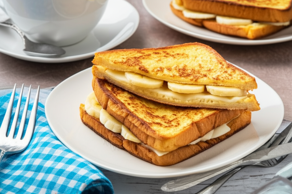 Delícia da Manhã: French Toast de Banana com Toque Especial!