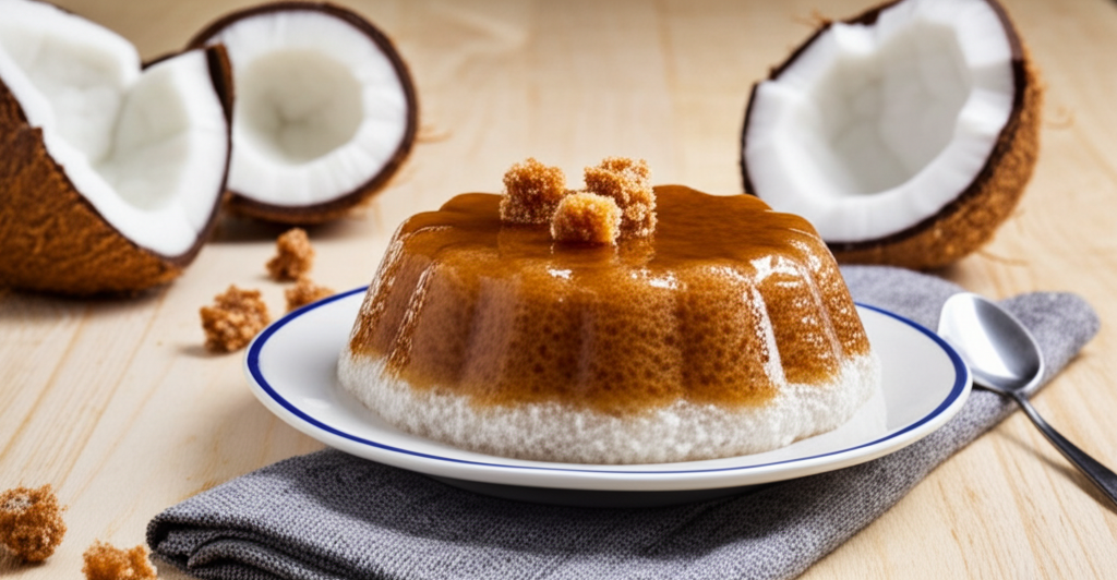 Delícia de Coco e Tapioca com Toque de Rapadura
