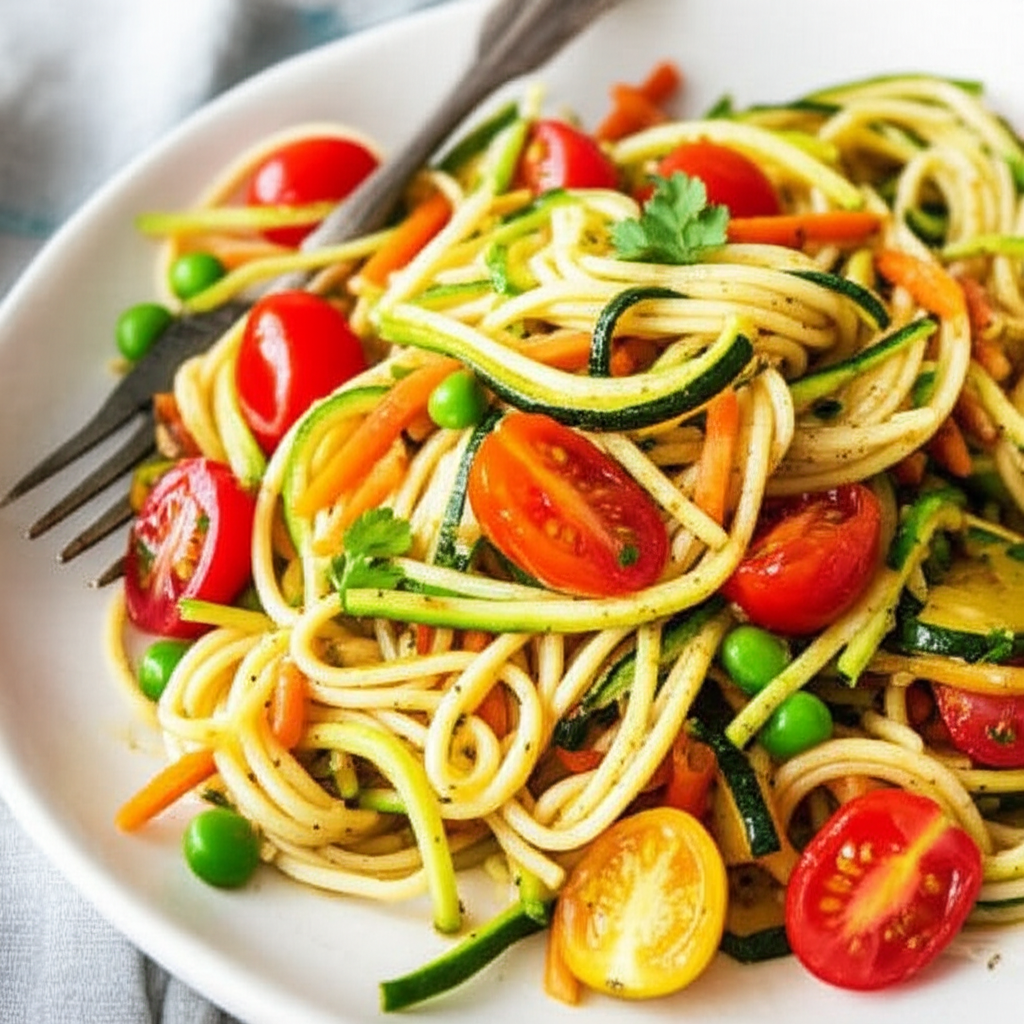 Espaguete Caseiro com Legumes Frescos: Receita Fácil e Deliciosa