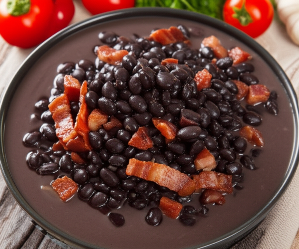 Feijão Preto Delicioso: Receita Caseira com Bacon e Calabresa
