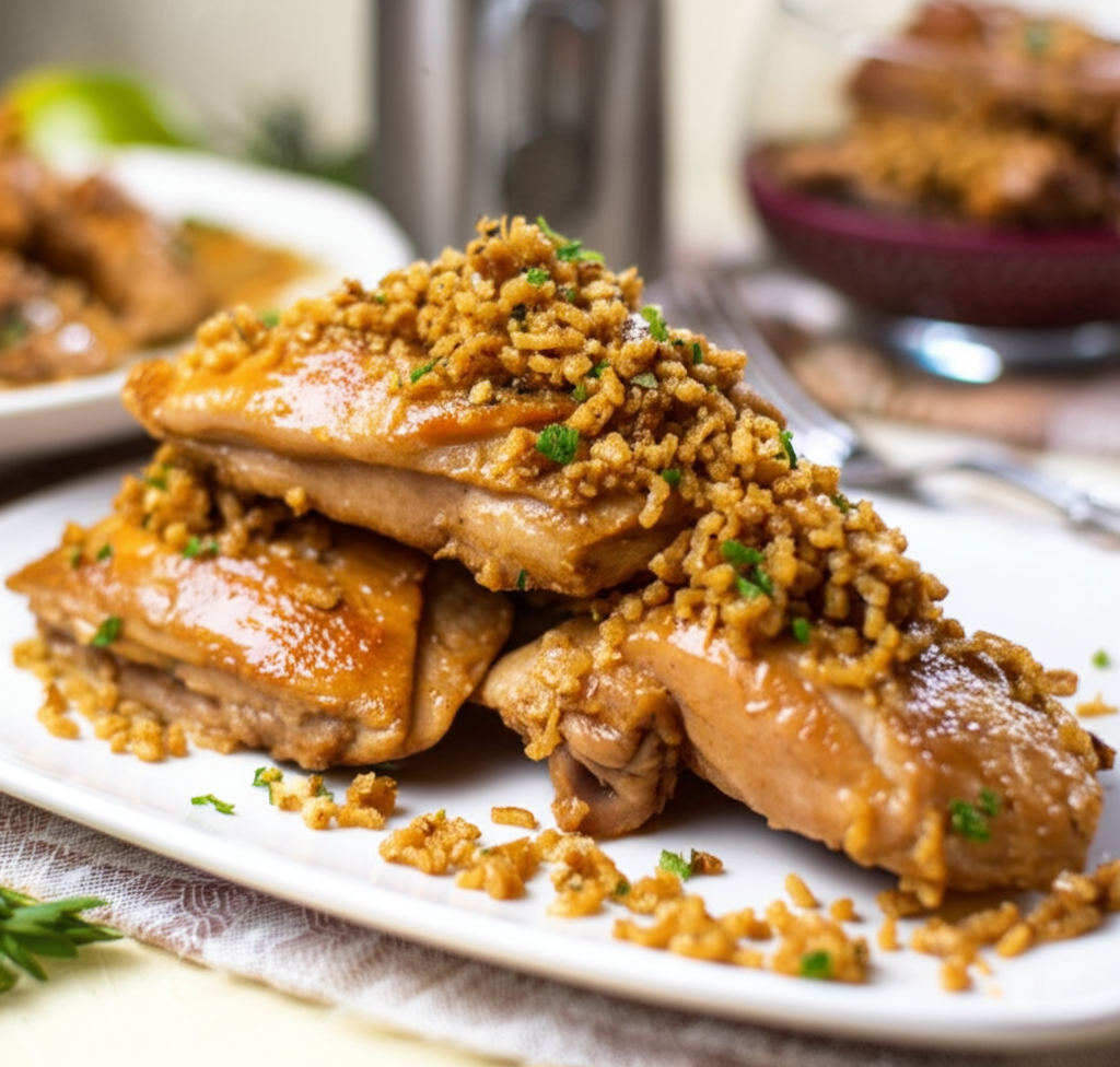Frango ao Alho Delicioso: Uma Explosão de Sabor!