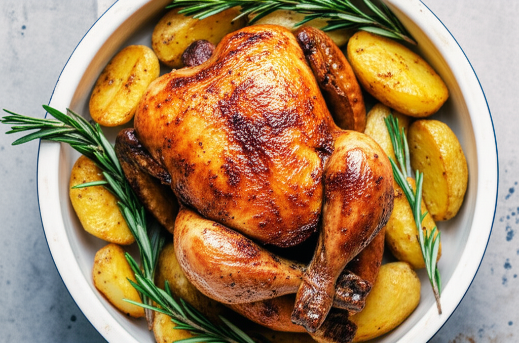 Frango Assado Caseiro Delicioso: Receita Fácil e Rápida