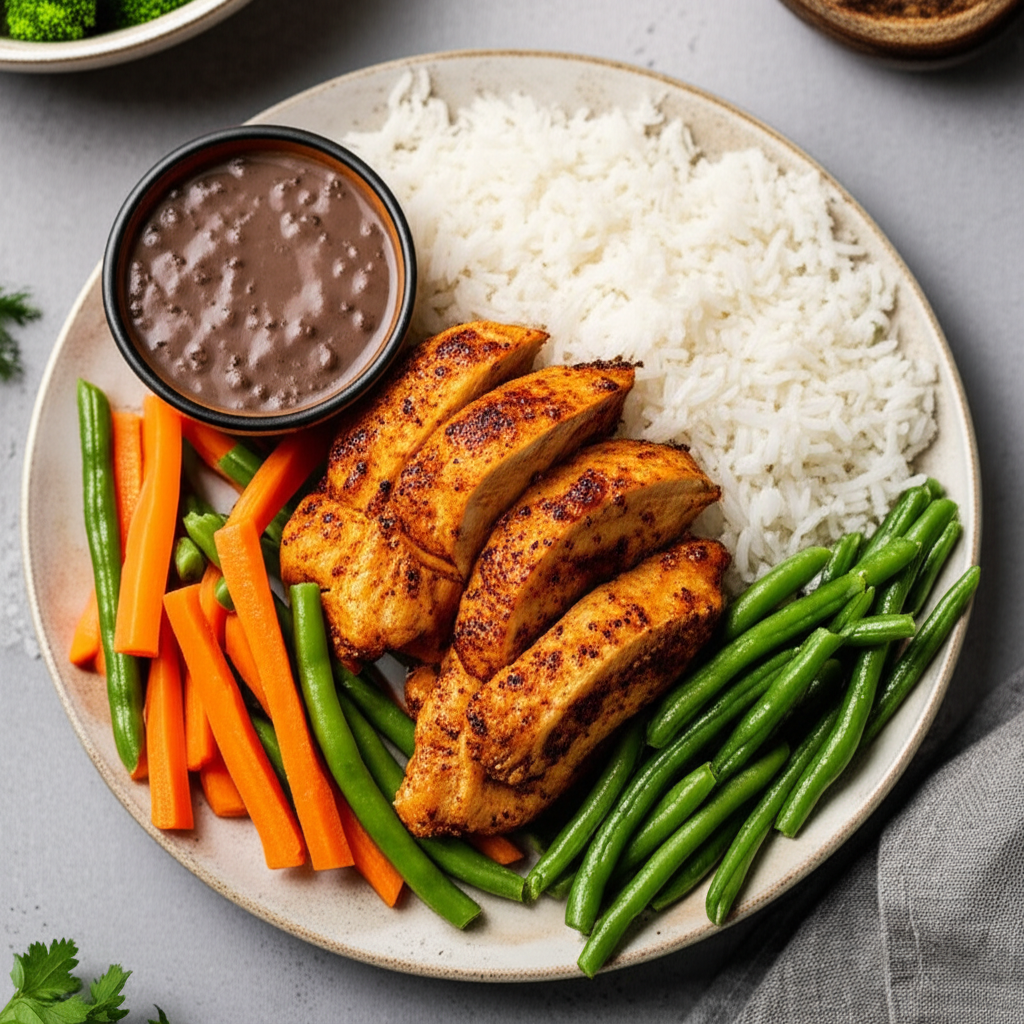 Frango com Arroz e Feijão Caseiro: Receita Fácil e Saborosa
