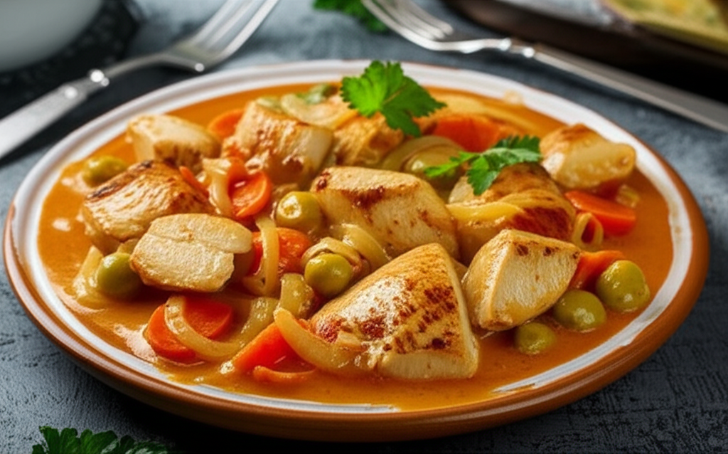Frango Cremoso Caseiro: Receita Fácil e Deliciosa com Legumes