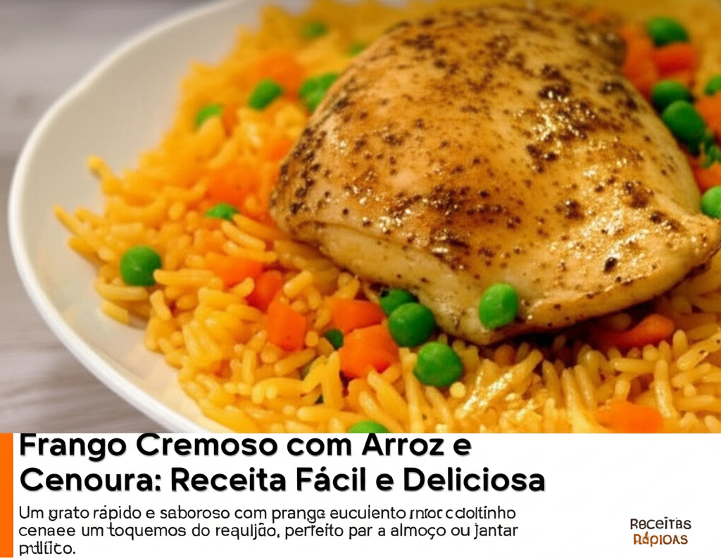 Frango Cremoso com Arroz e Cenoura: Receita Fácil e Deliciosa