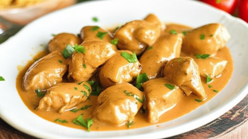 Frango Cremoso com Queijo: Uma Explosão de Sabor!