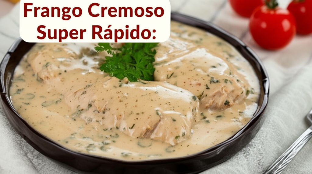 Frango Cremoso Super Rápido: 20 Minutos de Puro Sabor!