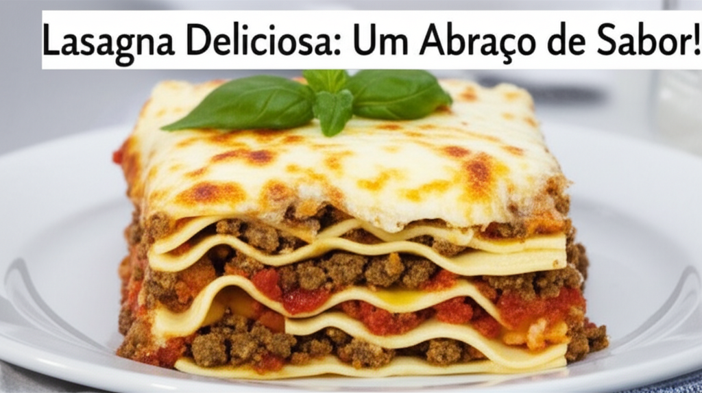 Lasagna Deliciosa: Um Abraço de Sabor!