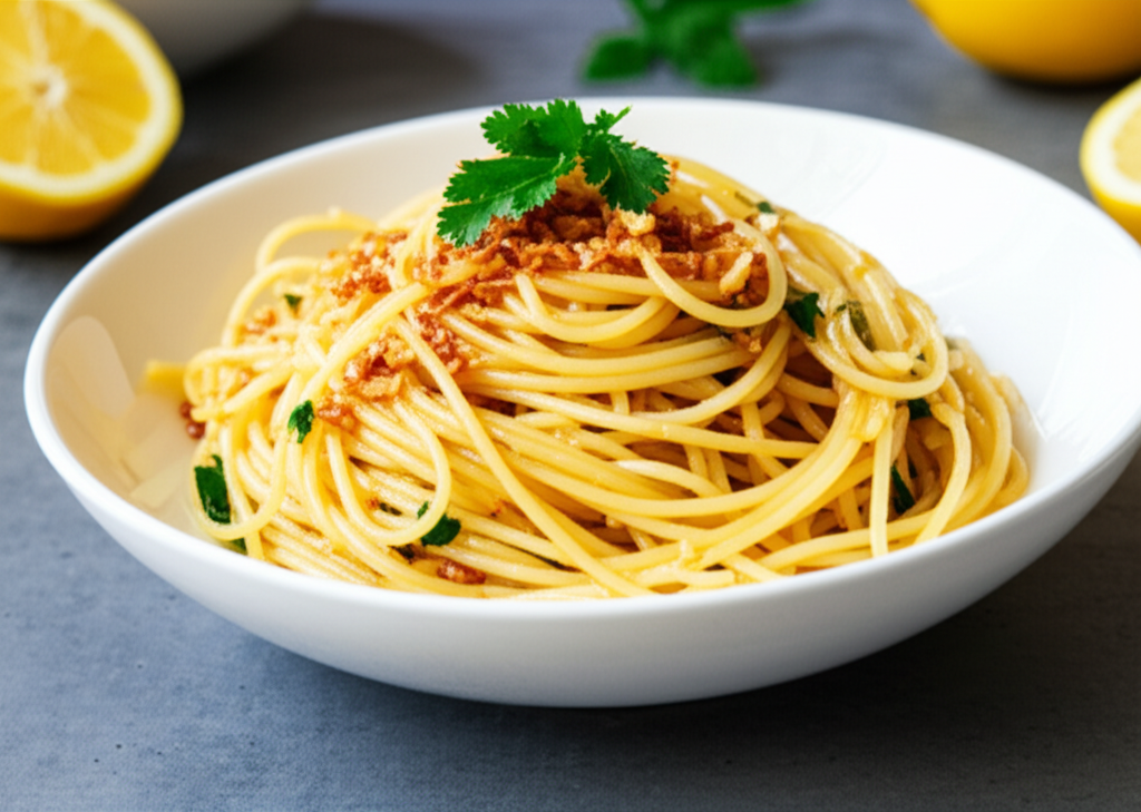 Macarrão com Alho e Limão: Receita Fácil, Rápida e Deliciosa!