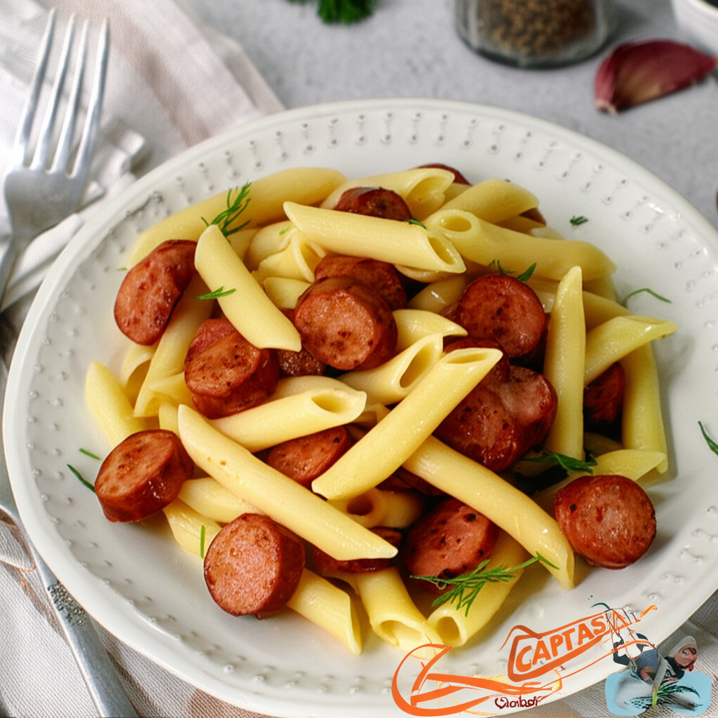 Macarrão Delicioso com Linguiça: Um Clássico Caseiro!