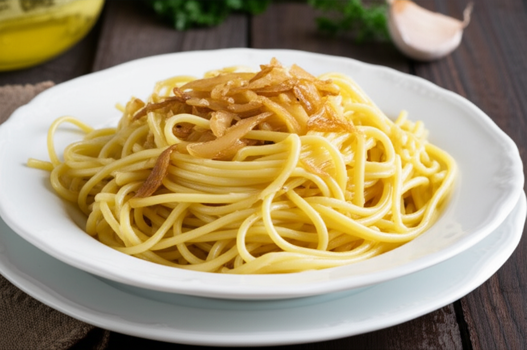 Macarrão Cremoso com Alho e Cebola: Receita Fácil e Deliciosa