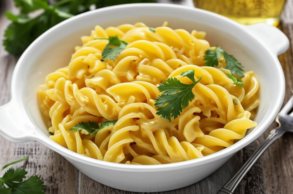 Macarrão Cremoso com Coentro: Um Abraço de Sabor!