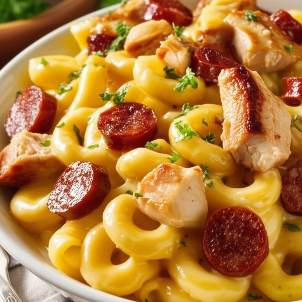Macarrão Cremoso de Frango e Calabresa: Receita Fácil e Saborosa