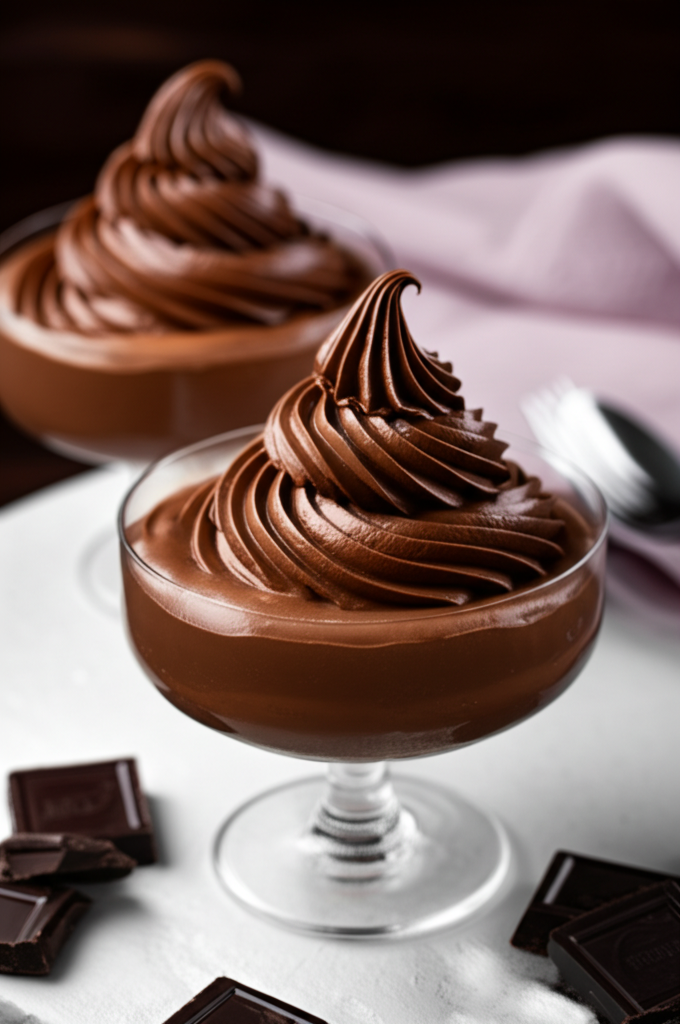 Mousse de Chocolate Amargo Sensacional