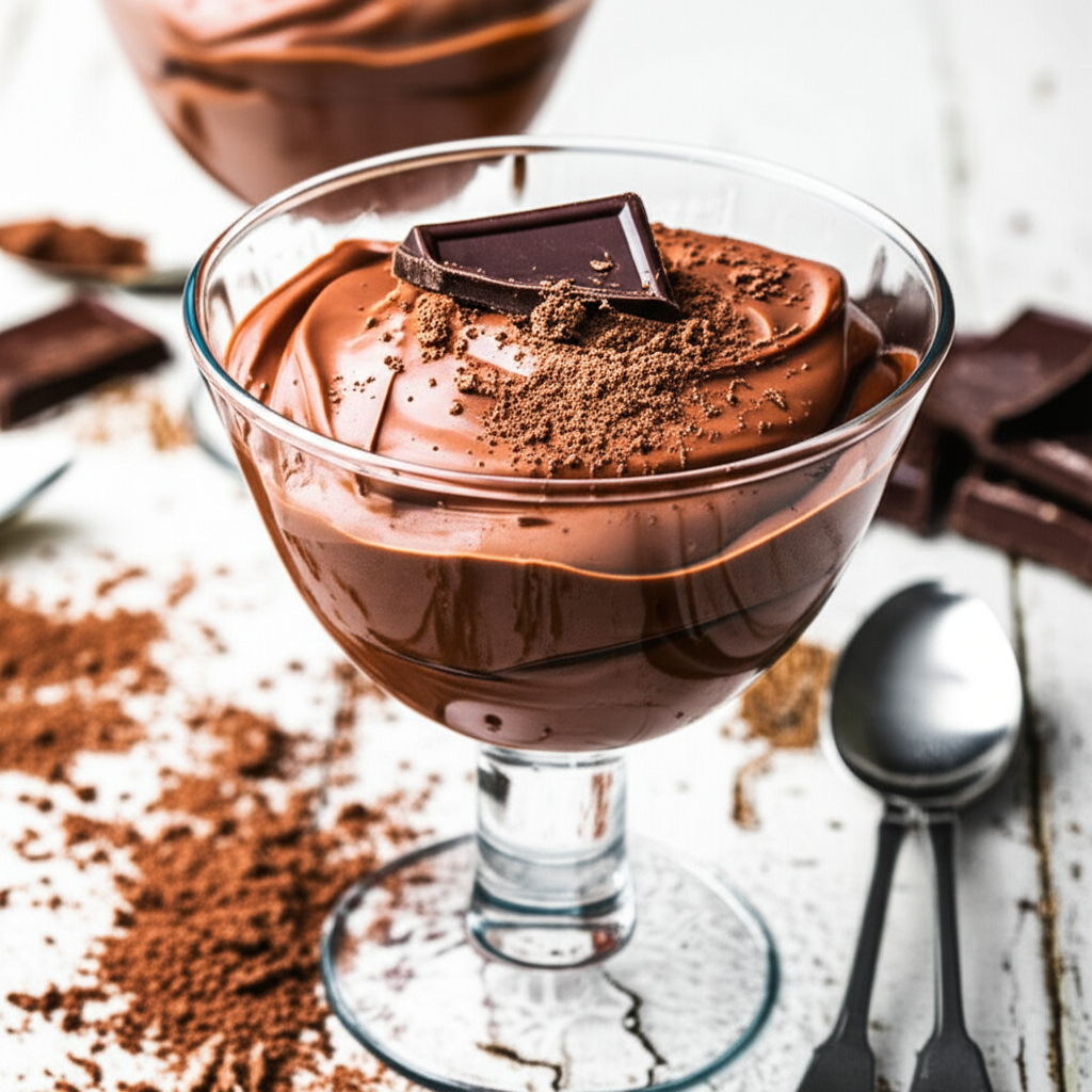 Mousse Proteico de Chocolate com Toque de Limão: Uma Explosão de Sabor!
