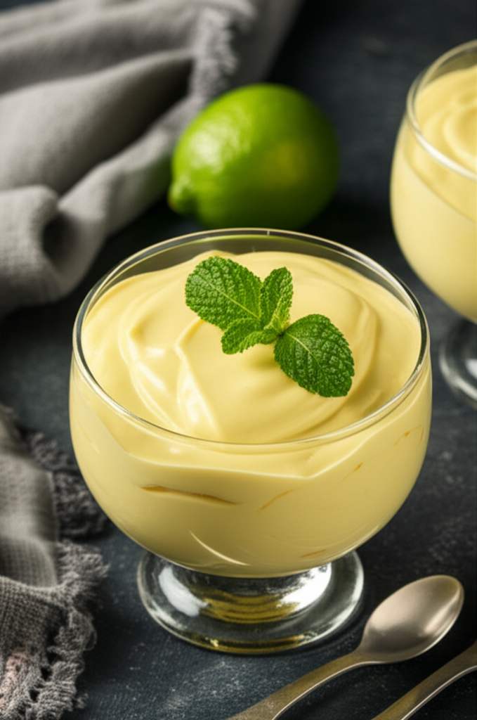 Mousse Refrescante de Limão com Tang e Leite Condensado