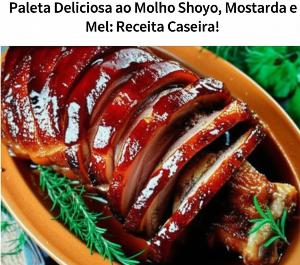Paleta Deliciosa ao Molho Shoyo, Mostarda e Mel: Receita Caseira!