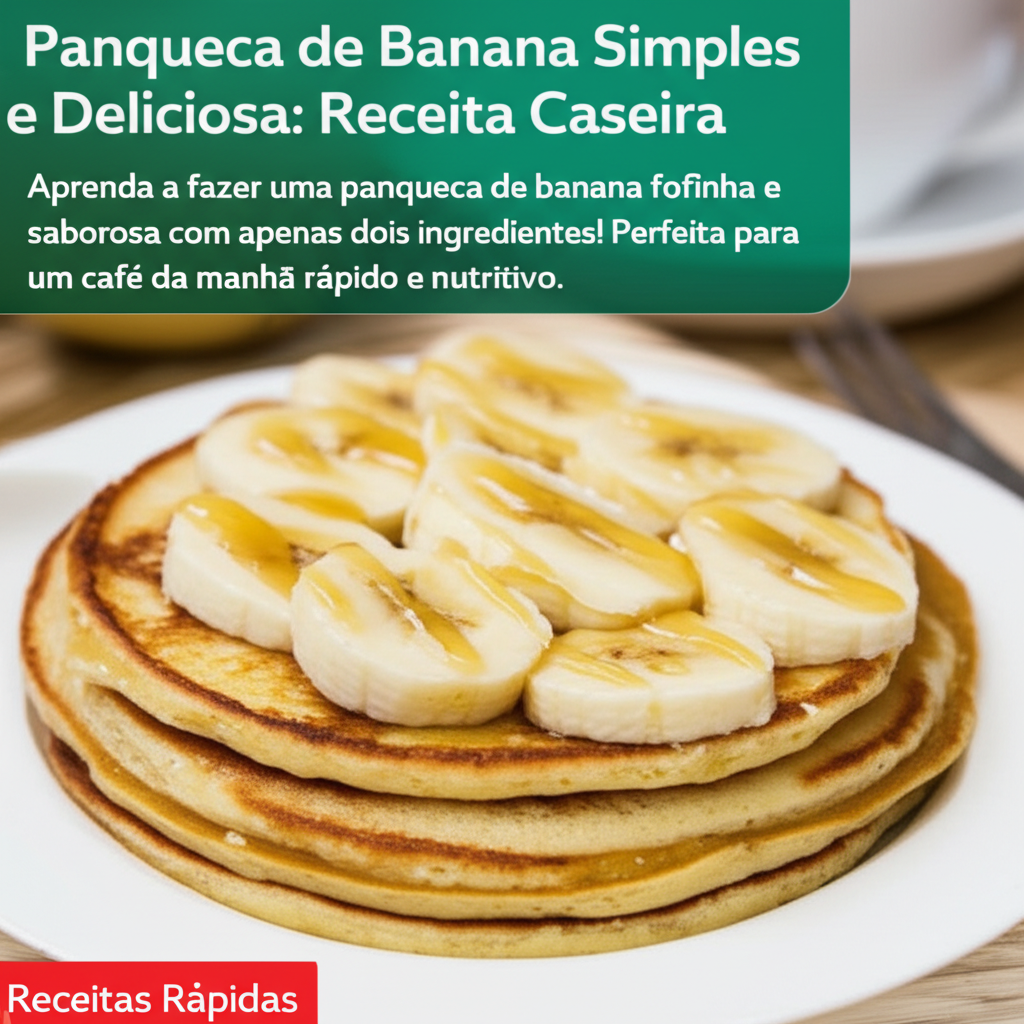 Panqueca de Banana Simples e Deliciosa: Receita Caseira
