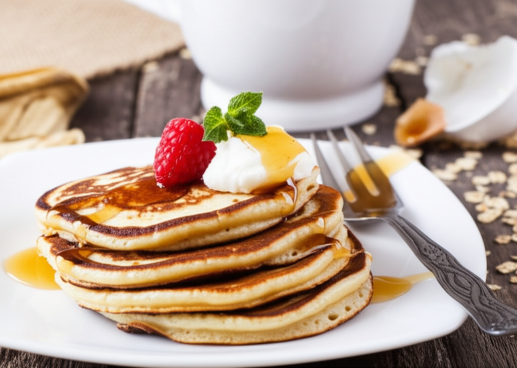 Panquecas de Aveia e Queijo: Um Café da Manhã Delicioso e Rápido!