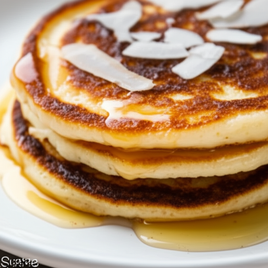 Panquecas de Coco Super Rápidas