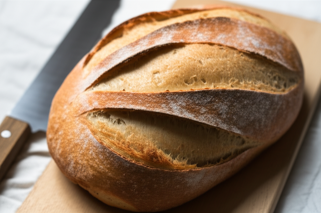 Pão Caseiro Simples e Delicioso: Receita Fácil com Trigo e Água