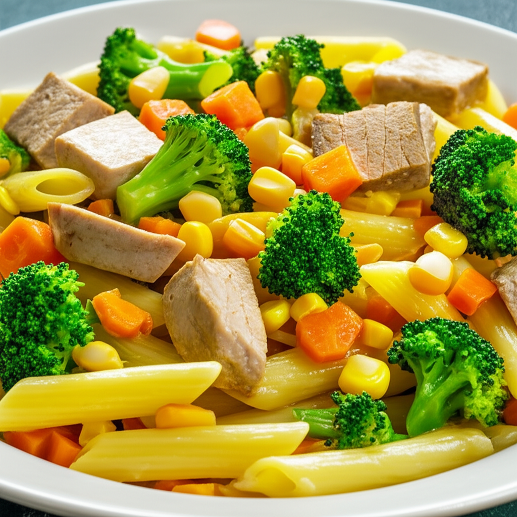 Penne Cremoso com Sardinha, Brócolis e um Toque de Alegria!