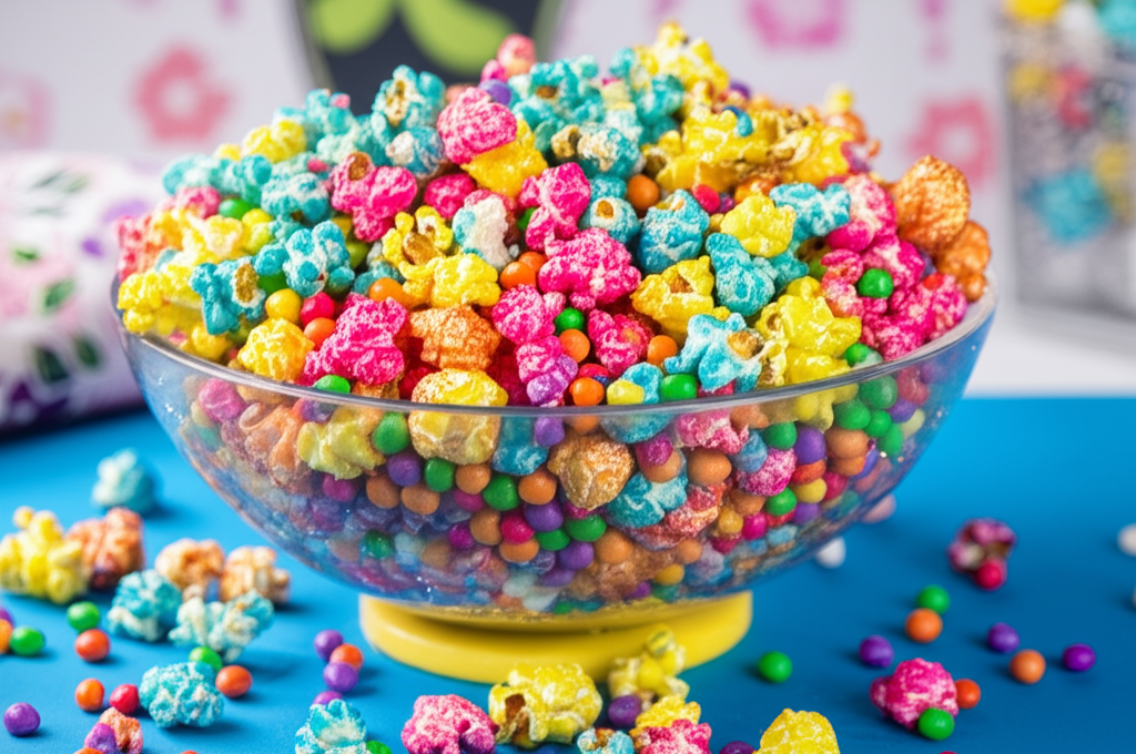 Pipoca Colorida e Deliciosa: Um Show de Sabores!