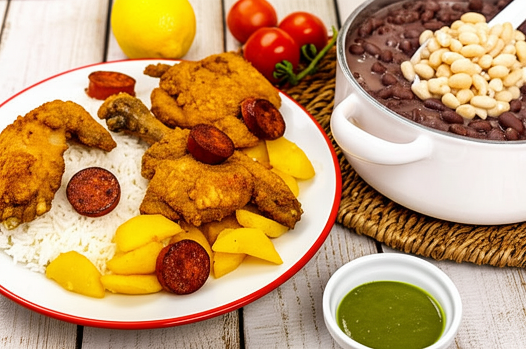 Prato Rápido e Delicioso: Frango a Passarinho com Arroz, Feijão e Mais!