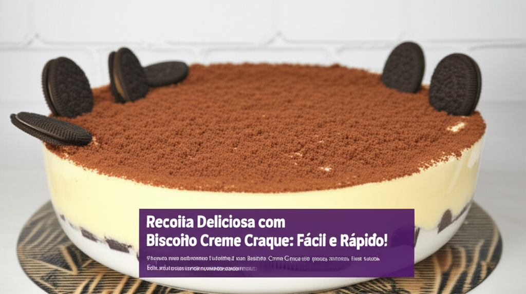Receita Deliciosa com Biscoito Creme Craque: Fácil e Rápido!