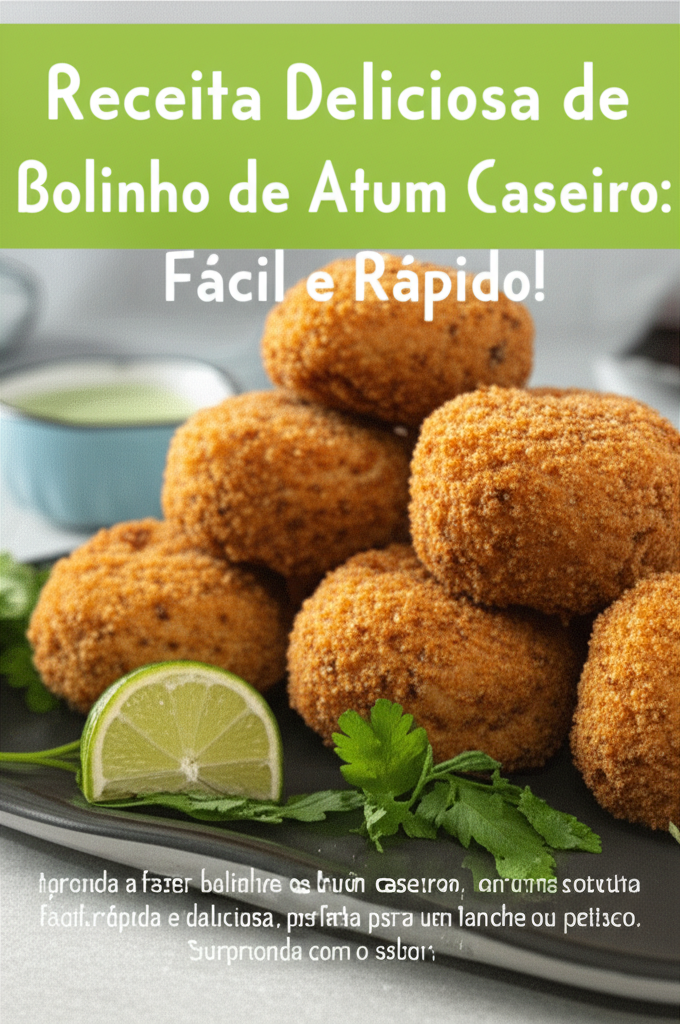 Receita Deliciosa de Bolinho de Atum Caseiro: Fácil e Rápido!