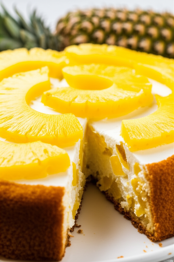 Receita Deliciosa: Bolo de Abacaxi com Coco Caseiro e Fácil