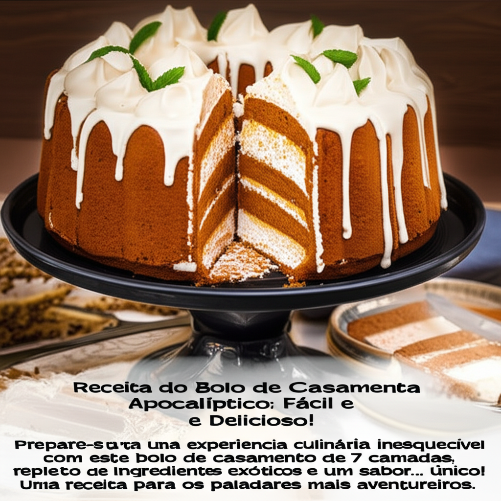 Receita do Bolo de Casamento Apocalíptico: Fácil e Delicioso!
