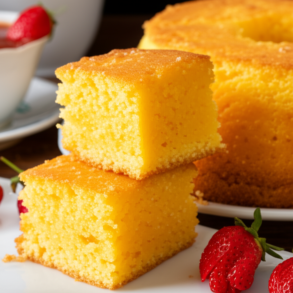Receita Fácil e Deliciosa de Bolo de Fubá Caseiro