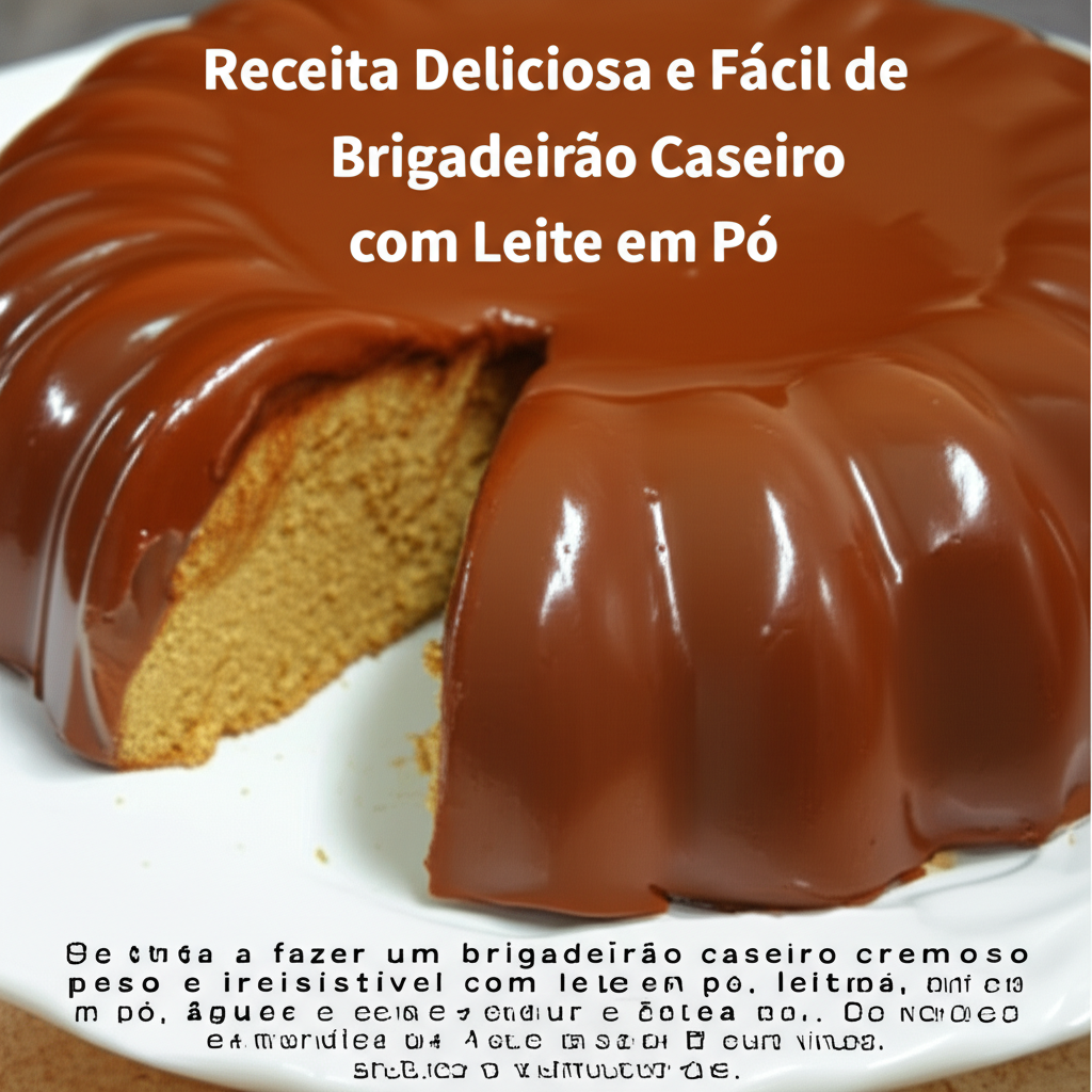 Receita Deliciosa e Fácil de Brigadeirão Caseiro com Leite em Pó