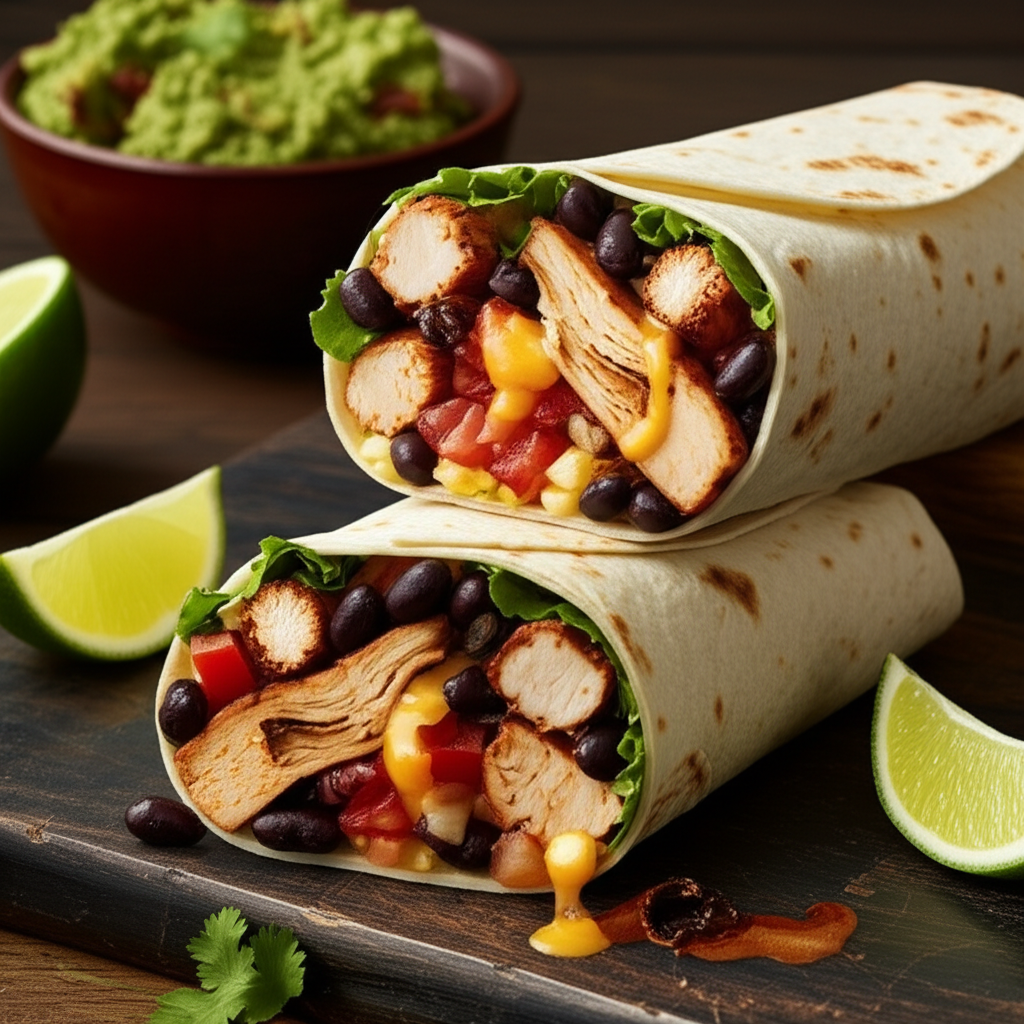 Receita de Burrito de Frango com Limão: Fácil, Caseiro e Delicioso!