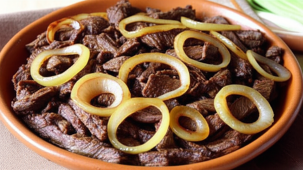 Receita Caseira e Deliciosa de Carne de Sol com Sazón e Cebola