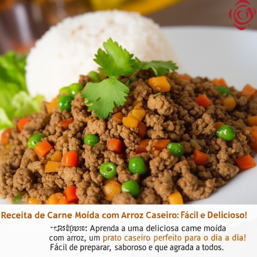 Receita de Carne Moída com Arroz Caseiro: Fácil e Delicioso!